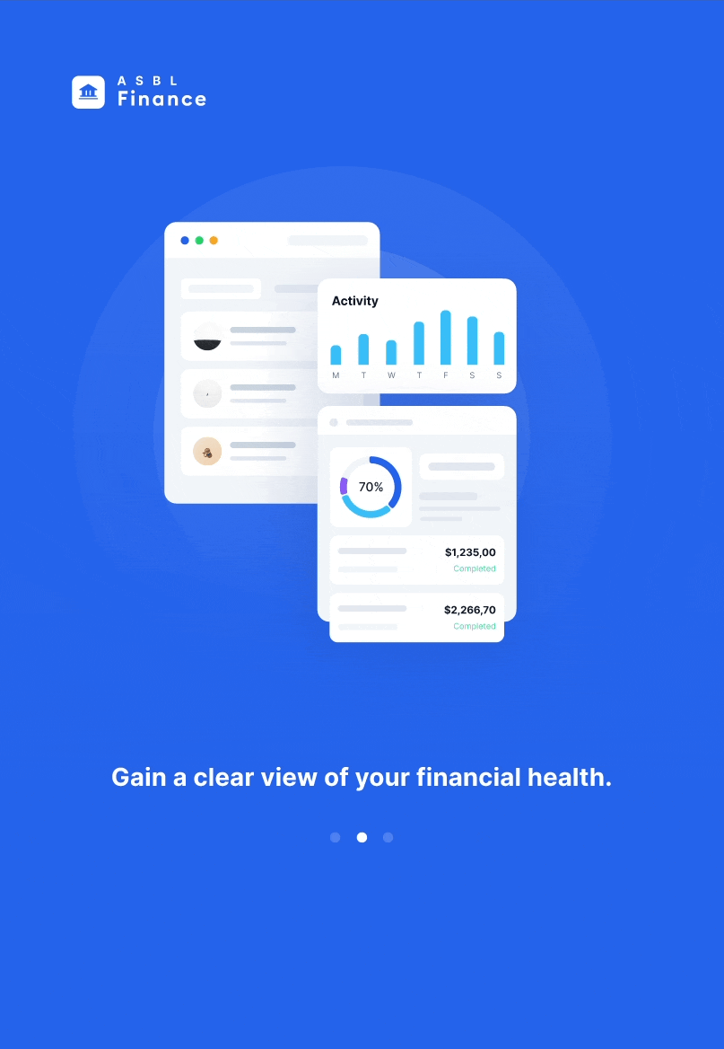 Onboarding carousel